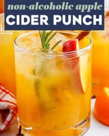 If you're looking for the perfect fall drink, this is it! This apple cider punch is a mouthwatering combination of all your favorite fall flavors infused into a festive non-alcoholic drink everyone will love.