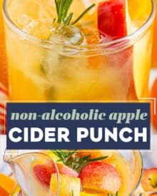 If you're looking for the perfect fall drink, this is it! This apple cider punch is a mouthwatering combination of all your favorite fall flavors infused into a festive non-alcoholic drink everyone will love.