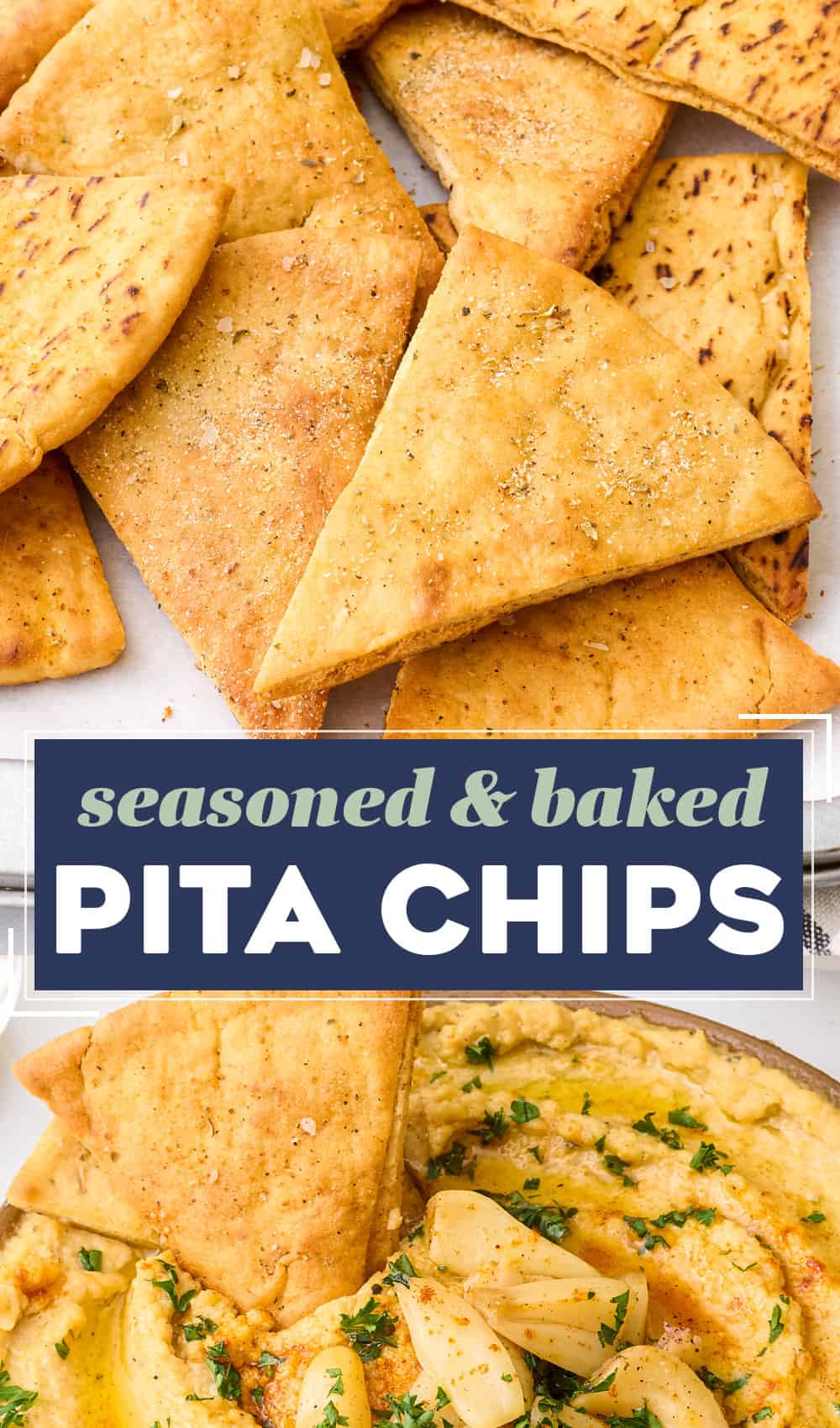 Homemade Baked Pita Chips The Chunky Chef