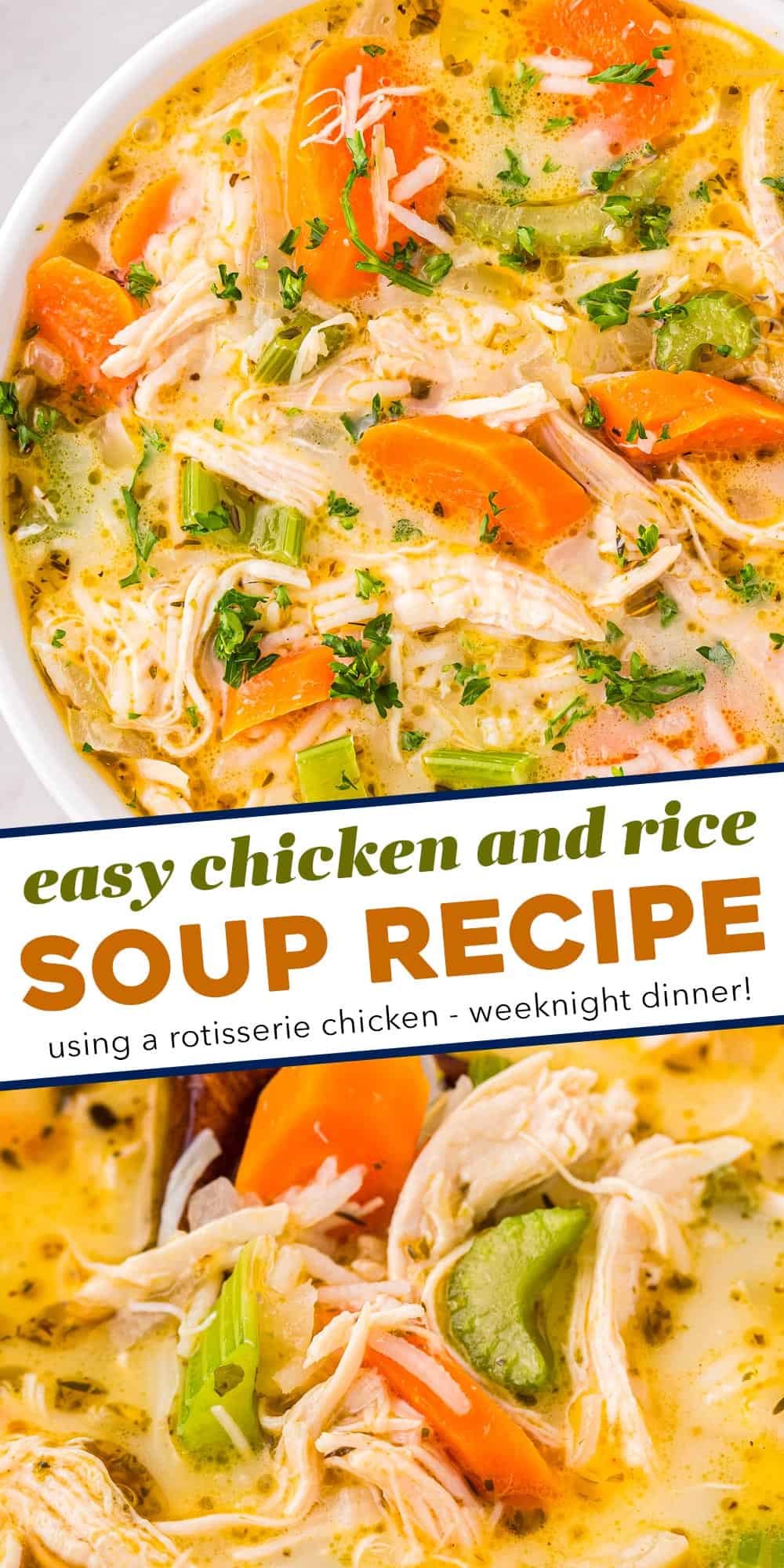 Chicken and Rice Soup - The Chunky Chef