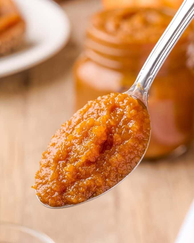 spoonful of pumpkin butter.