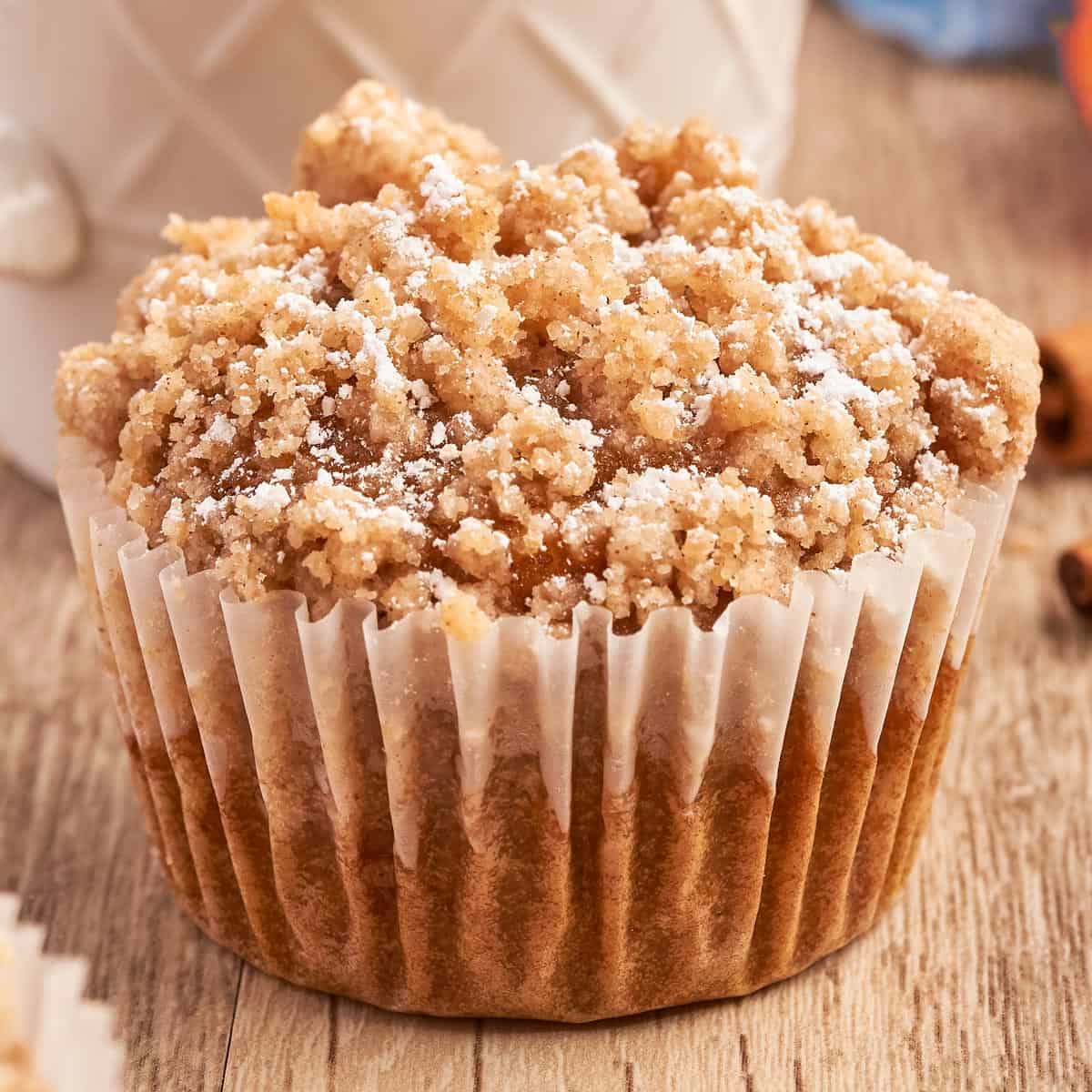 Spiced Pumpkin Streusel Muffins