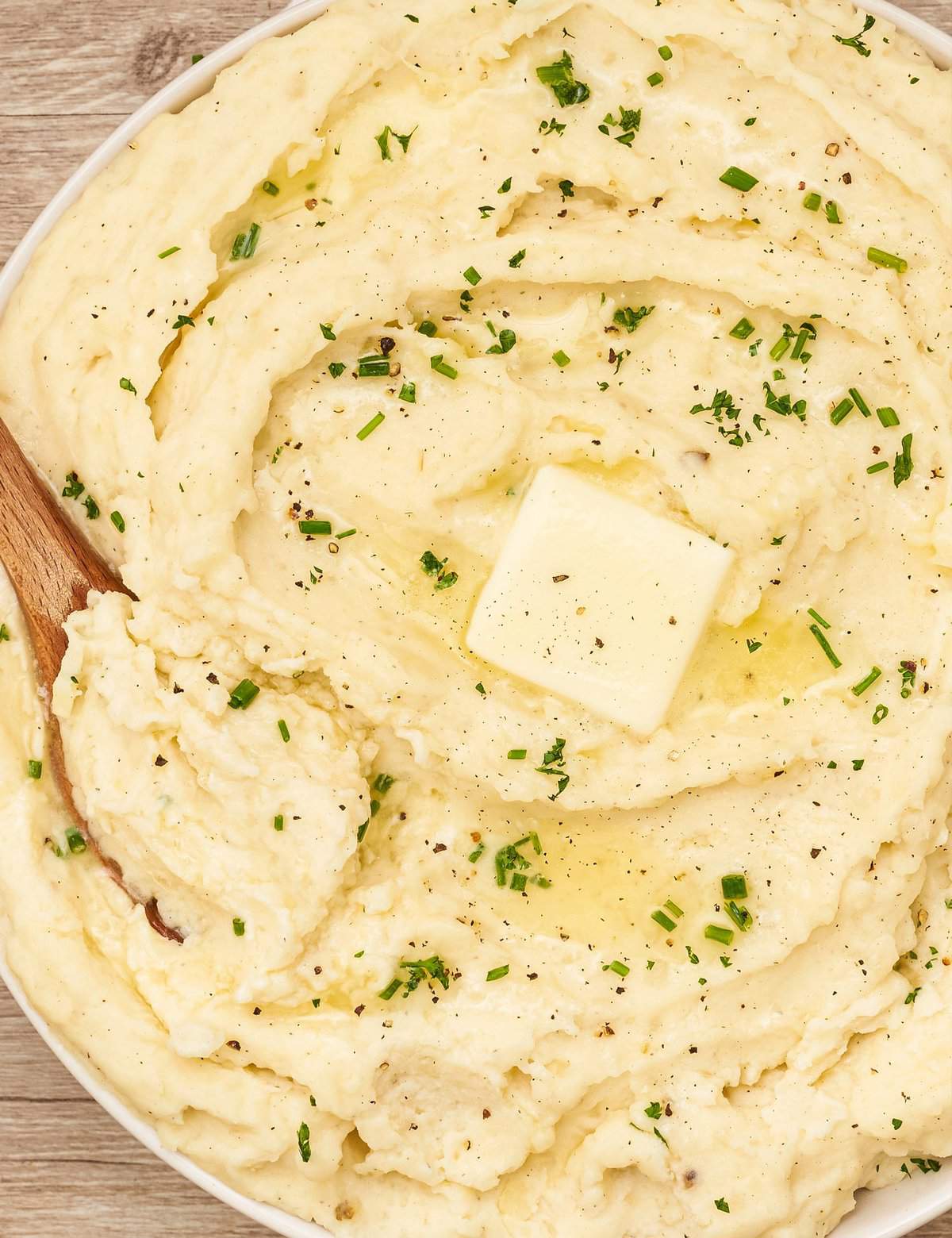 This recipe for cream cheese mashed potatoes is the only one you'll need!  So creamy, buttery, and rich... and they're great as a holiday side dish for Thanksgiving, or alongside a roast, steak, or juicy piece of chicken!