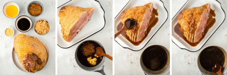 Brown Sugar Orange Glazed Spiral Ham - The Chunky Chef