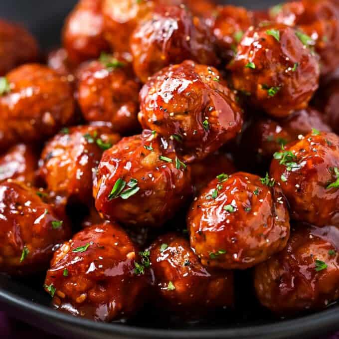 cranberry bbq meatballs