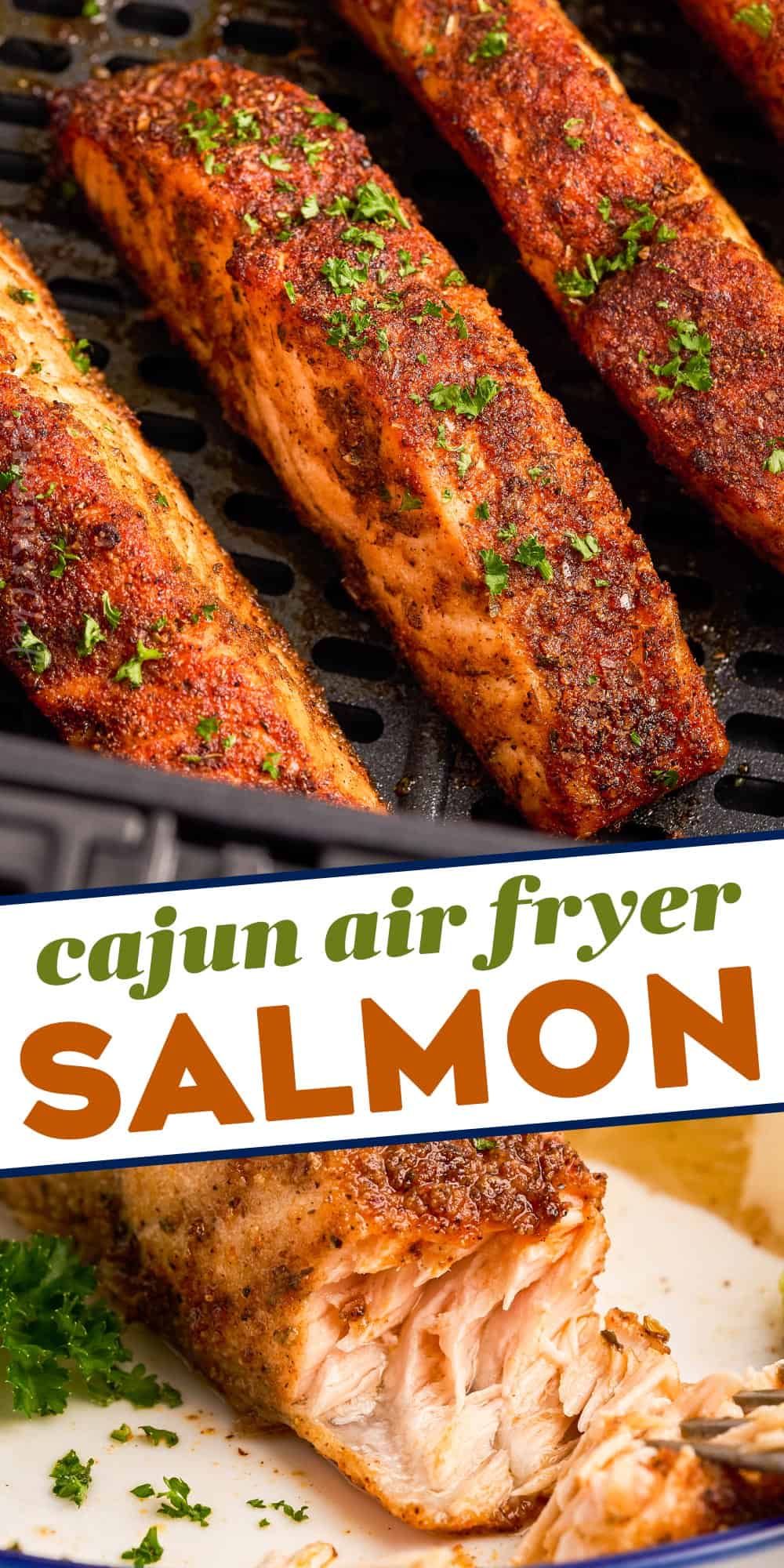 Air Fryer Cajun Salmon - The Chunky Chef