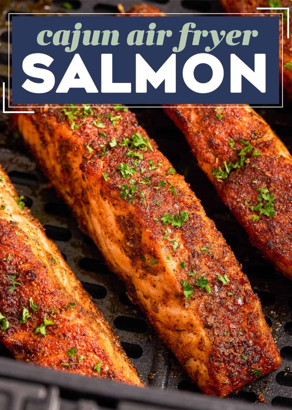 Air Fryer Cajun Salmon - The Chunky Chef
