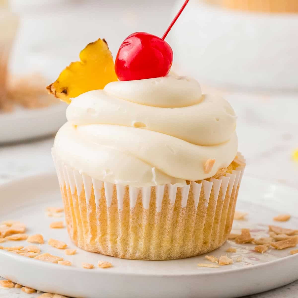 Piña Colada Cupcakes