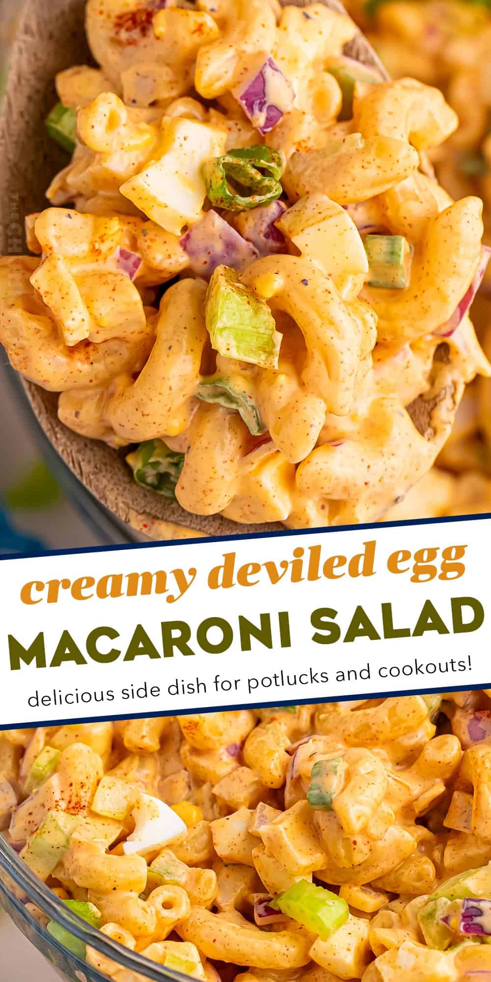 Deviled Egg Macaroni Salad The Chunky Chef