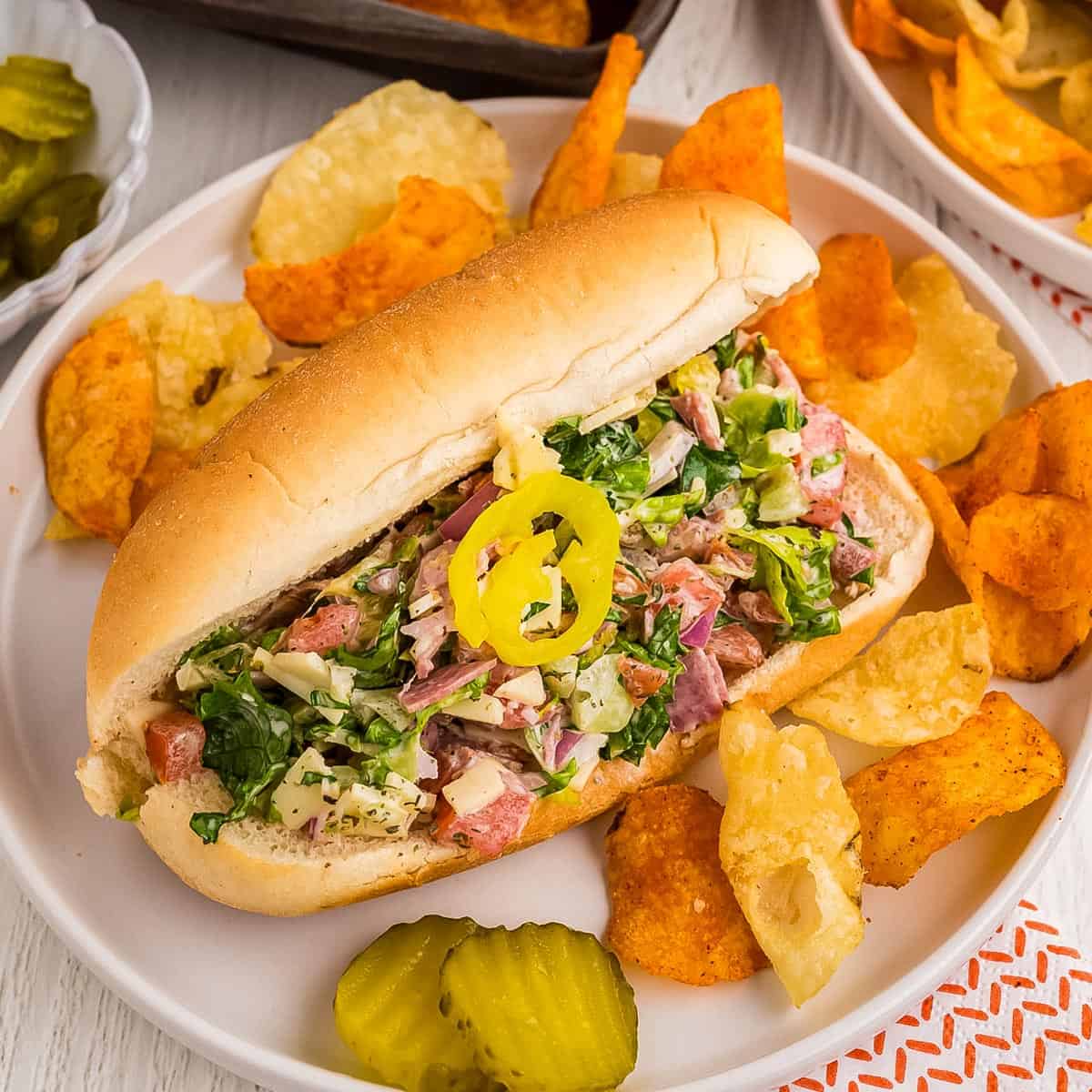 Italian Chopped Salad Sandwich-image