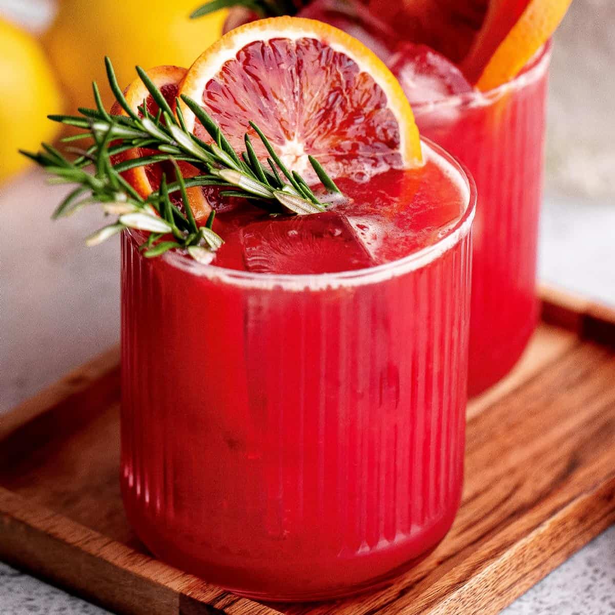 Blood Orange Whiskey Cocktail