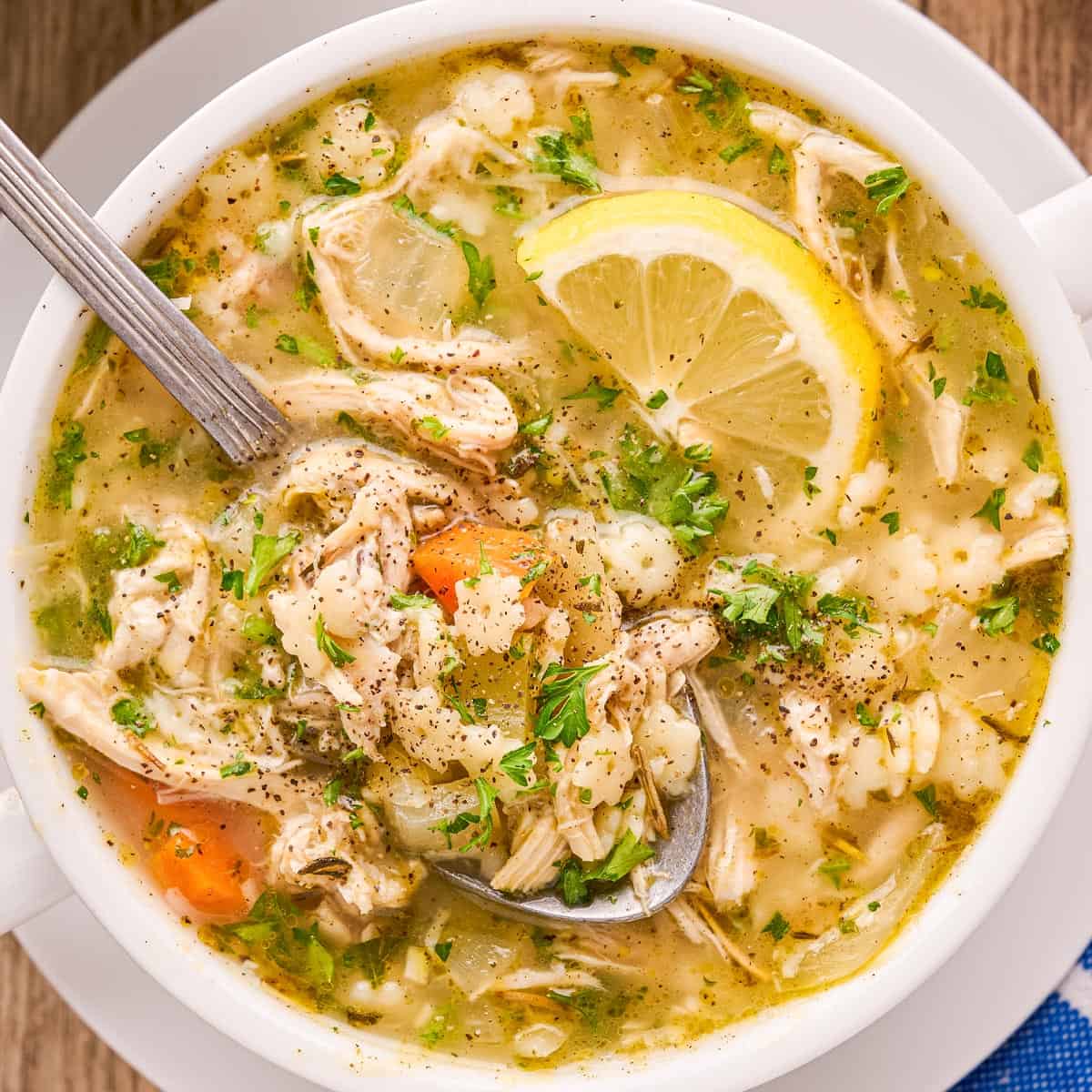 Chicken and Stars Soup, image size:1200x1200