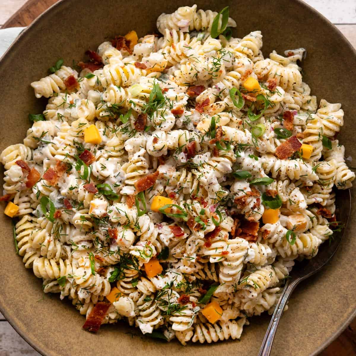 Dill Pickle Pasta Salad