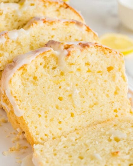 This moist and sweet lemon loaf is so easy to make from scratch, with classic ingredients, and no fancy tools required. It's positively bursting with bright lemon flavors and the sweet/tart lemon glaze really takes this bread over the top!