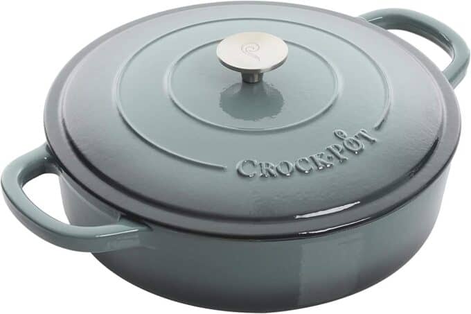 enameled cast iron pan