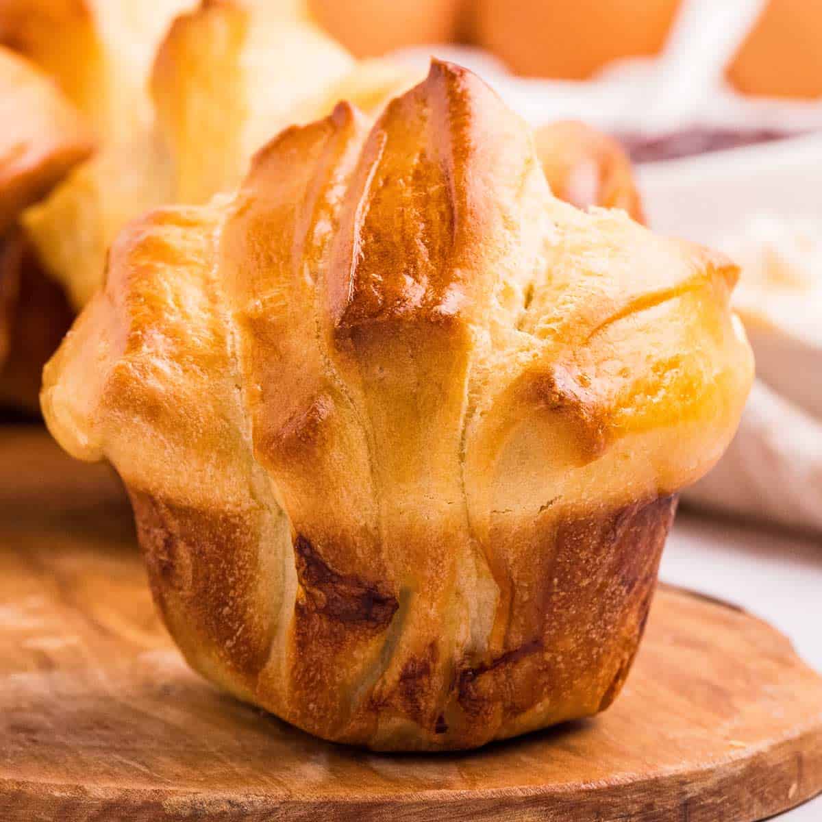 Pull-Apart Brioche Dinner Rolls