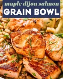 This grain bowl recipe is balanced, healthy, hearty, and loaded with plenty of protein, fiber, good for you fats, and full of fresh flavors! Perfect for a healthy weeknight dinner, and great for meal prep... you'll love how customize-able this recipe is.