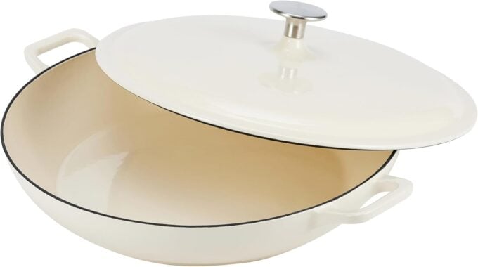 enameled cast iron skillet
