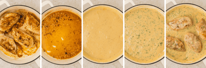 step by step photos of how to make coconut lime chicken