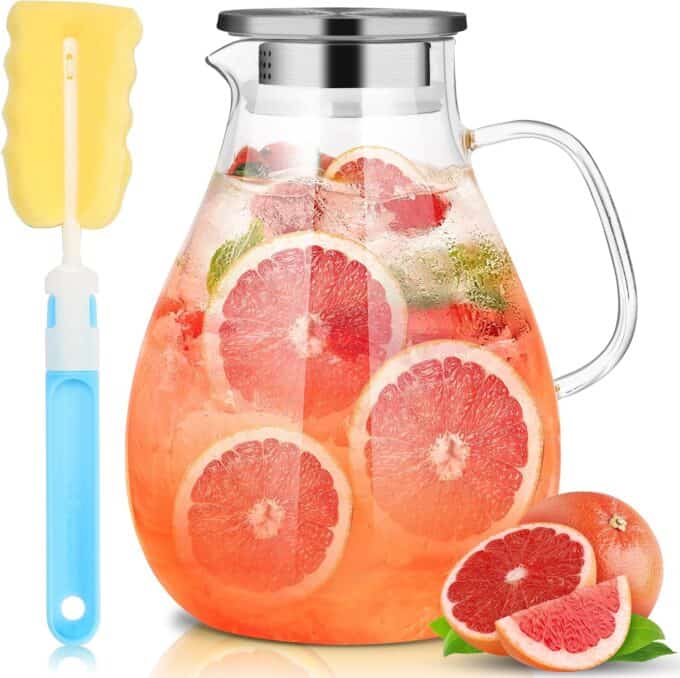 glass pitcher
