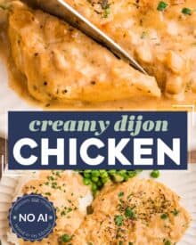 This creamy dijon chicken is the ultimate weeknight dinner, ready in around 30 minutes, and made in just one pan! With the ability to switch up the protein or play with different flavors, this versatile meal will be a family favorite!