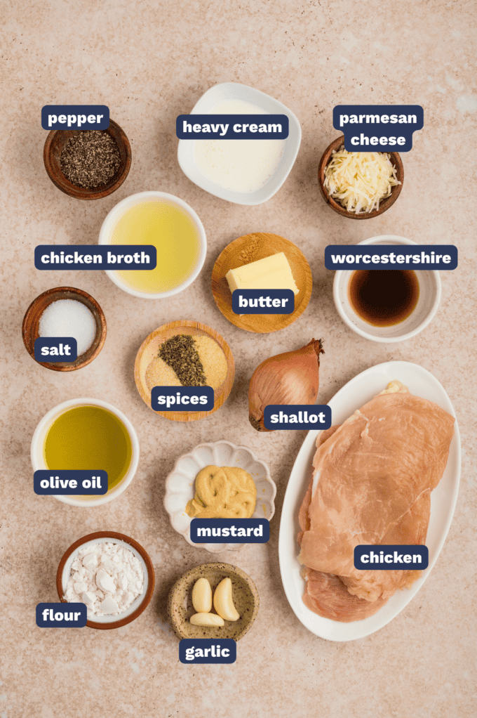 ingredients needed to make creamy dijon chicken